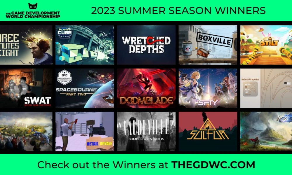 Game Development World Championship 2023 Summer Season Winners ...