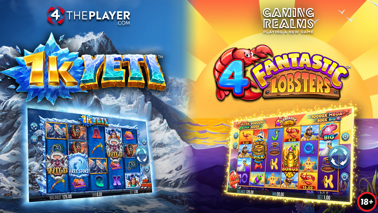 gaming-realms-welcomes-4theplayer’s-4-fantastic-lobsters-and-1k-yeti
