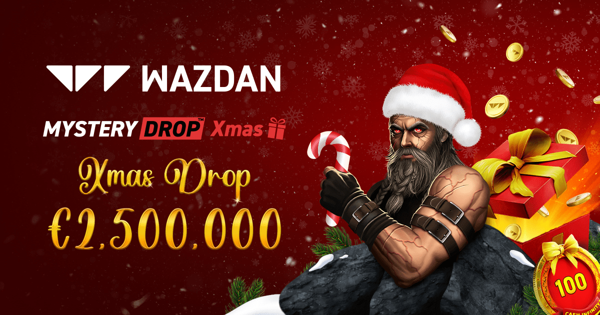 wazdan-prepares-for-the-festive-season-with-e2,500,000-xmas-drop-network-promotion