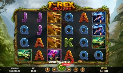 everygame-casino’s-new-t-rex-wild-attack-with-cascading-symbols-and-sticky-wild-reels