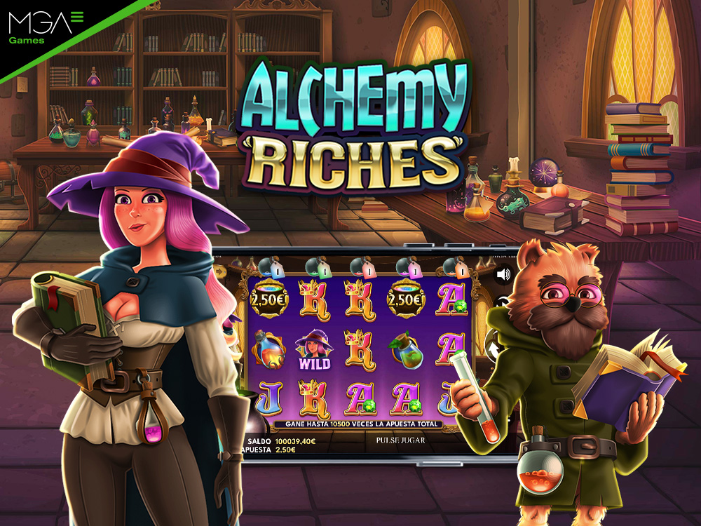 magic-and-innovation-come-together-in-alchemy-riches,-the-new-slot-game-from-mga-games