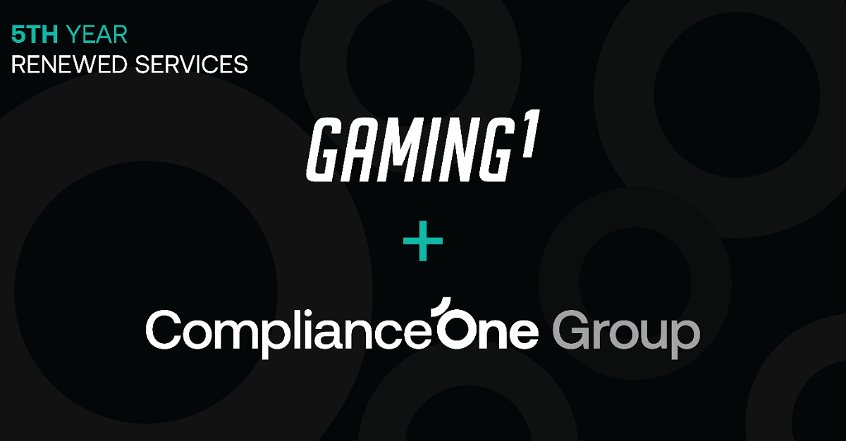 gaming1-renews-contract-with-complianceone-group-for-fifth-consecutive-year