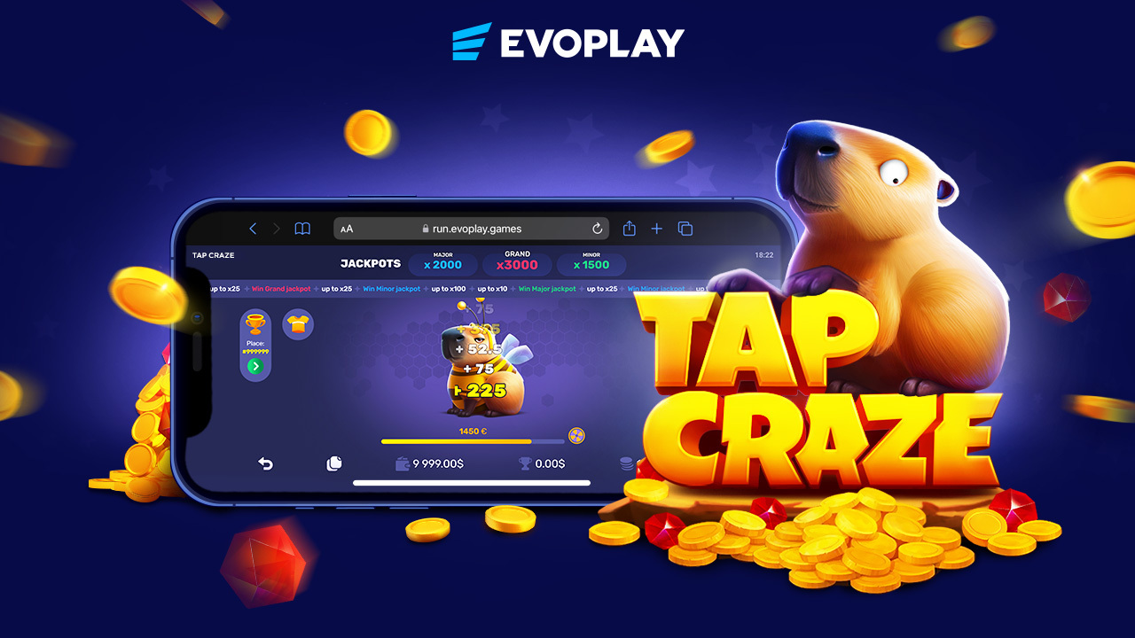 evoplay-launches-one-of-the-first-ever-tap-titles-with-tap-craze