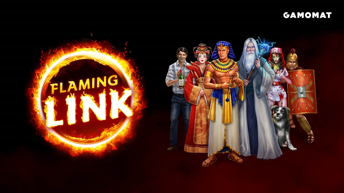 gamomat-launches-its-new-flaming-link-series-with-ramses-book-flaming-link