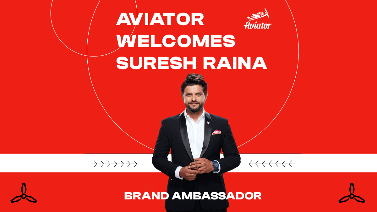 hitting-for-six:-spribe-announces-suresh-raina-as-aviator-brand-ambassador
