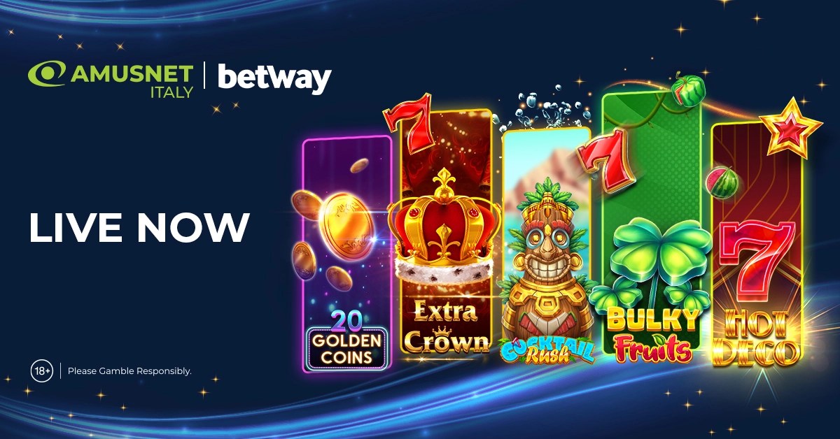 amusnet-expands-italian-presence-through-strategic-partnership-with-betway