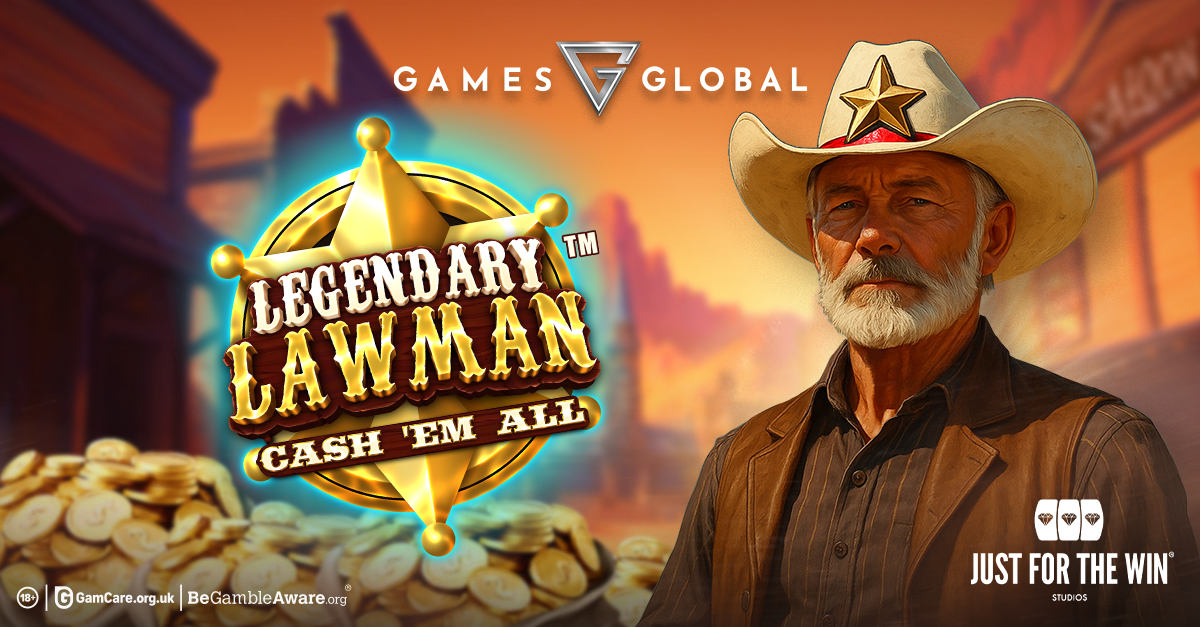 Games Global and Just For The Win Studios ride into the wild frontier with Legendary Lawman Cash’ Em All™