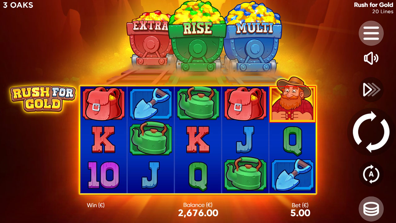 3 Oaks Gaming digs into new depths with Rush for Gold