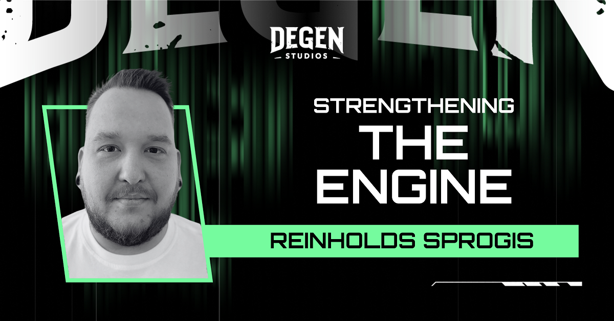 DEGEN Studios appoints Reinholds Sprogis as Senior Game Producer