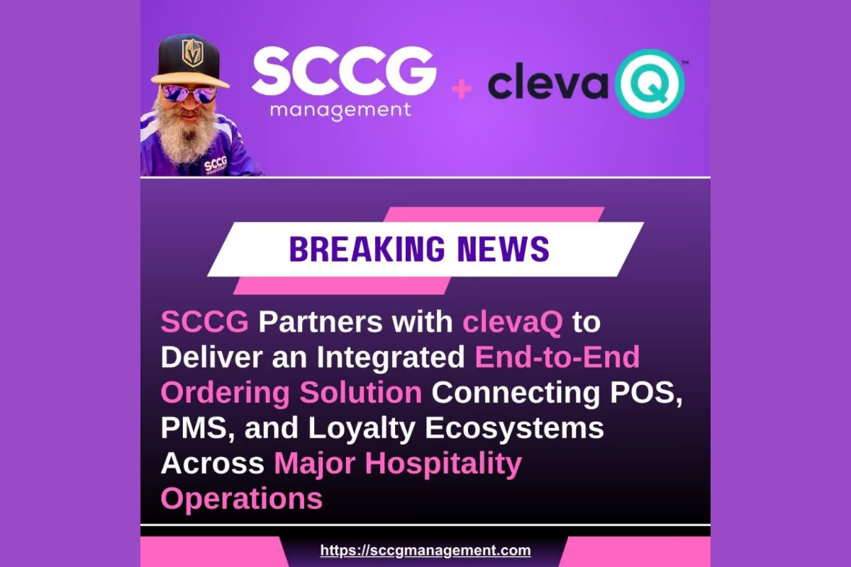 SCCG Partners with clevaQ to Deliver an Integrated End-to-End Ordering Solution Connecting POS, PMS, and Loyalty Ecosystems Across Major Hospitality Operations