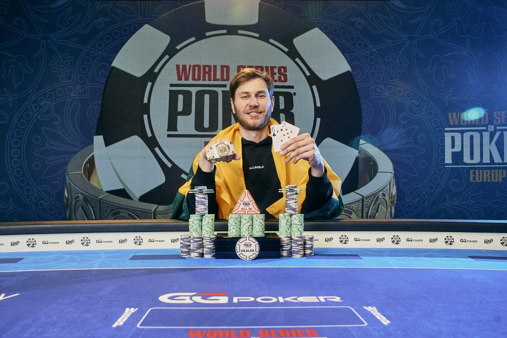 MARIUS KUDZMANAS MAKES HISTORY, CLAIMS WORLD SERIES OF POKER® EUROPE MAIN EVENT CHAMPION'S TITLE