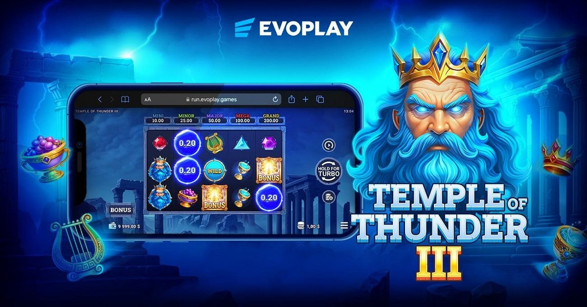 Temple of Thunder III: Zeus Strikes with Electrifying Power by Evoplay