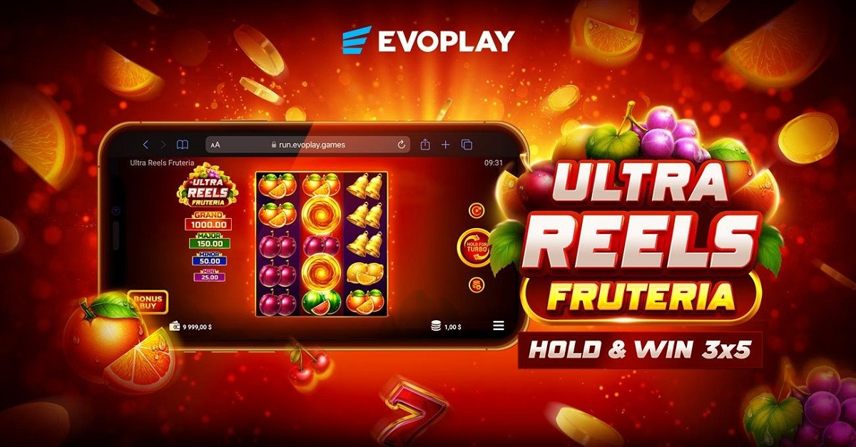 Evoplay brings a fresh flavour to the grid with new release Ultra Reels Fruteria