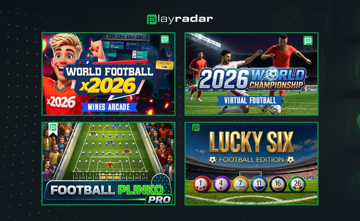 Playradar Releases Four Football-Themed Titles Ahead of World Cup